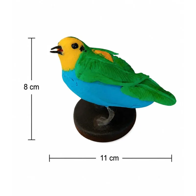 Escultura de aves en porcelanicrón