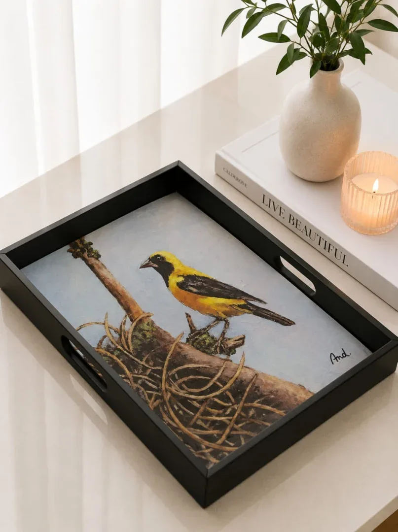 Bandejas de Aves Resinadas