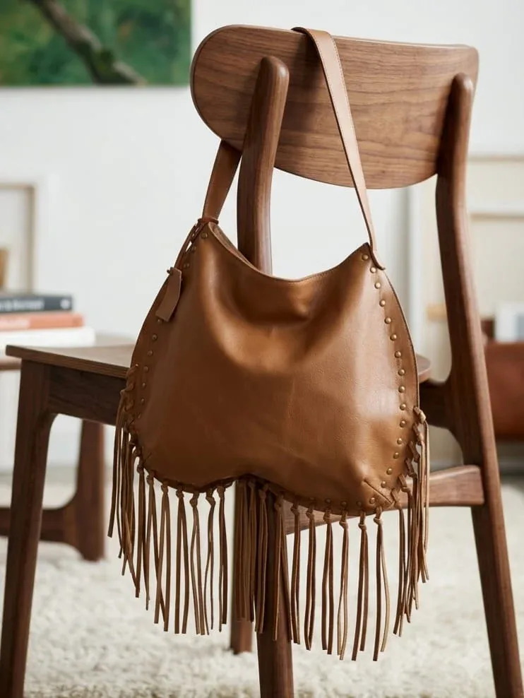 Bolso en Cuero Artesanal